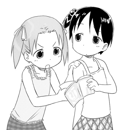 itou chika and matsuoka miu (ichigo mashimaro) drawn by nagian
