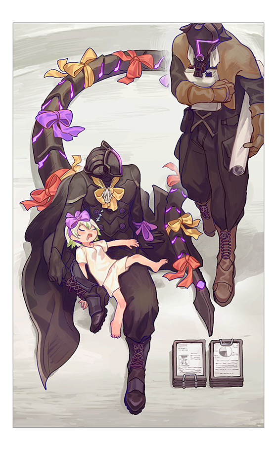 bondrewd, prushka, and gueira (made in abyss) drawn by saiko67