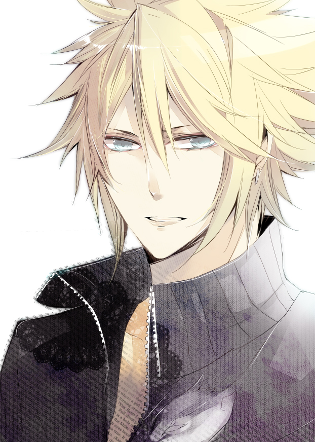 cloud strife (final fantasy and 1 more) drawn by yukinari000