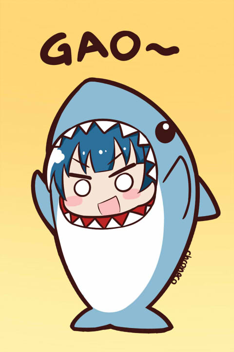tsushima yoshiko (love live! and 1 more) drawn by chroneco