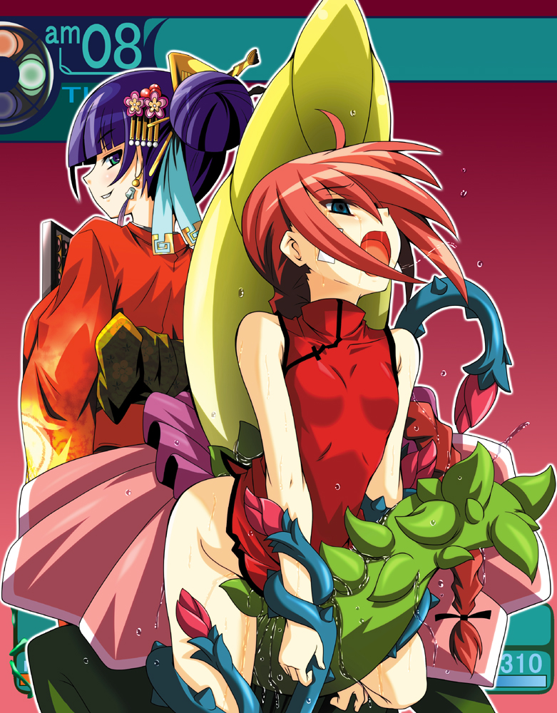 monk, monk 4, and napier (sekaiju no meikyuu and 1 more) drawn by fumihiro