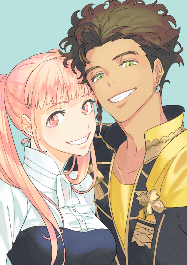 hilda valentine goneril and claude von riegan (fire emblem and 1 more) drawn by ugonba_(howatoro)
