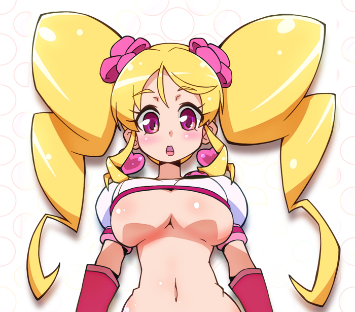 oomori yuuko and cure honey (precure and 1 more) drawn by ryuuta_(cure_ryuuta)