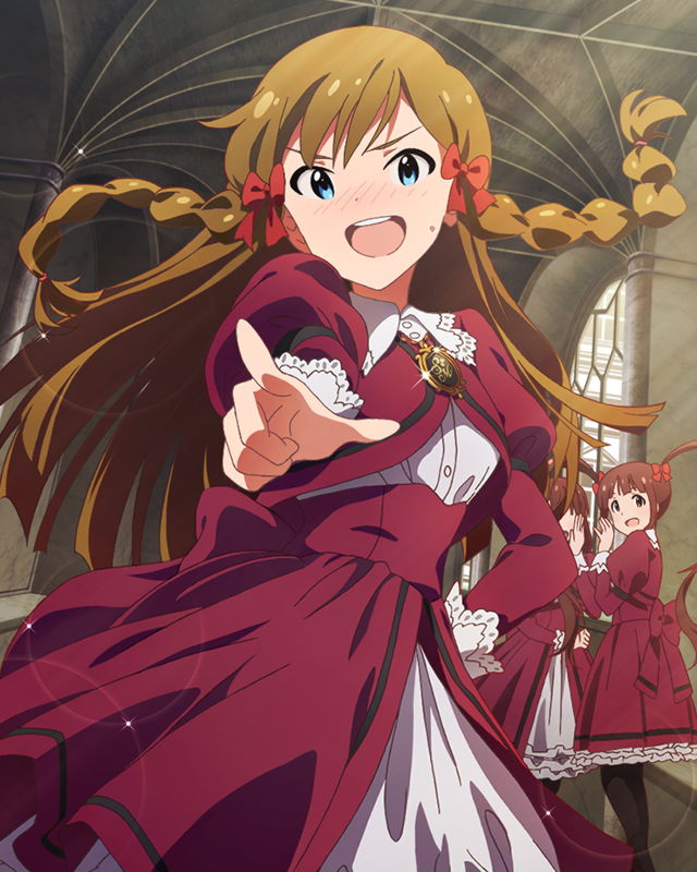 kousaka umi and matsuda arisa (idolmaster and 1 more)