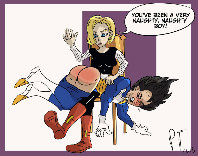 vegeta and android 18 (dragon ball and 2 more)