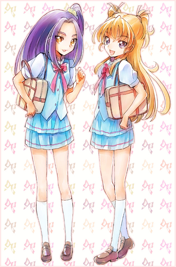 houjou hibiki, kurokawa eren, and seiren (precure and 1 more) drawn by kurochiroko
