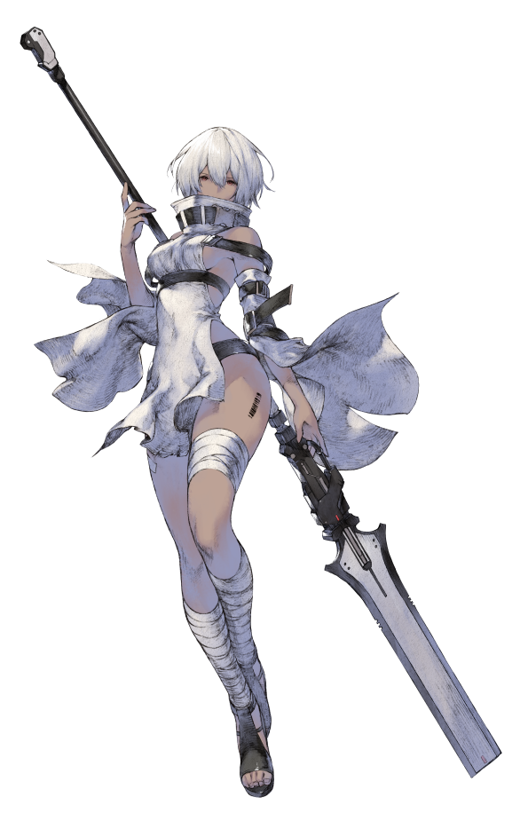 noelle (nier and 1 more) drawn by yoshida_akihiko