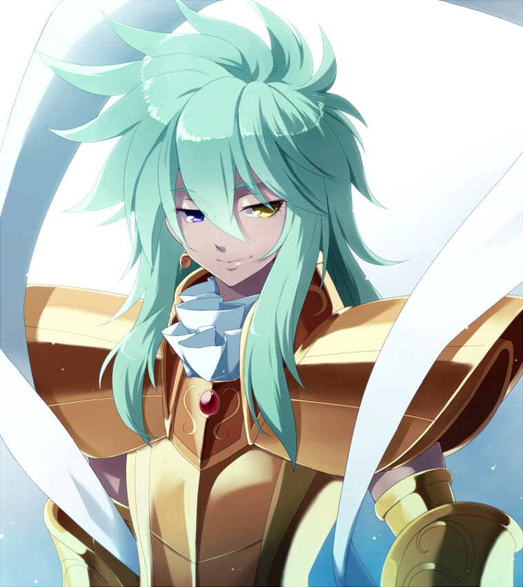 virgo fudou (saint seiya and 1 more) drawn by sun_trial
