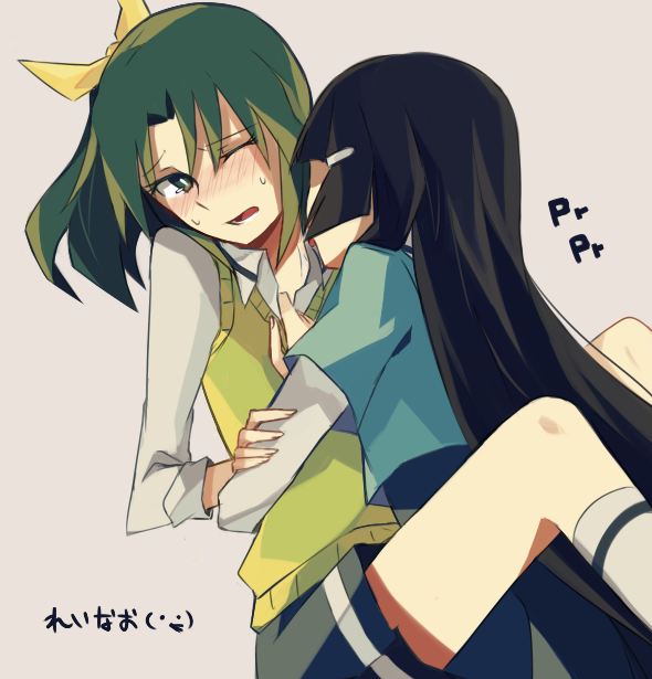 midorikawa nao and aoki reika (precure and 1 more) drawn by aoki_shizumi