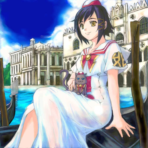 aika granzchesta and hime granzchesta (aria) drawn by genshi