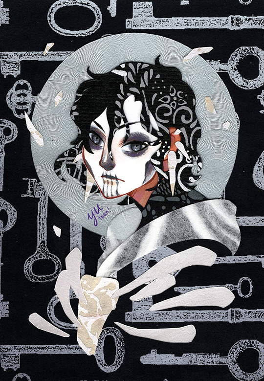 harrowhark nonagesimus (the locked tomb and 1 more) drawn by yutaan