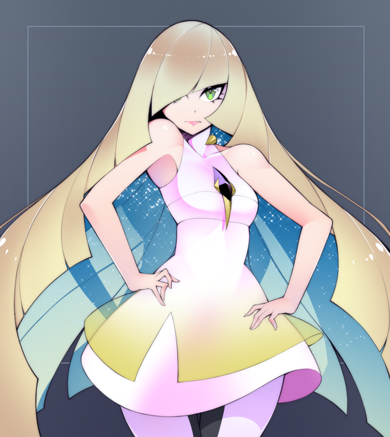 lusamine (pokemon and 1 more) drawn by halphelt