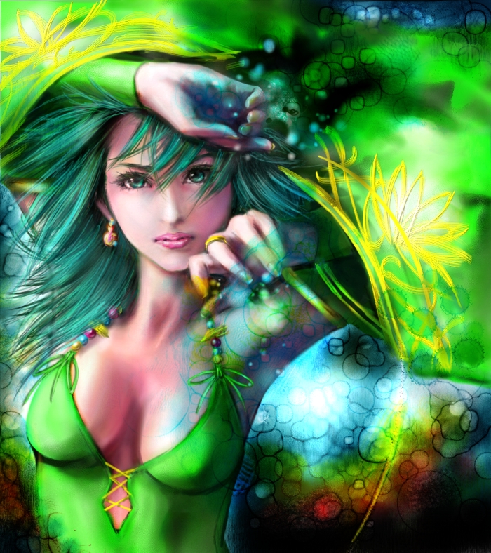 rydia (final fantasy and 1 more) drawn by mamoru_(mamoru_jinja)