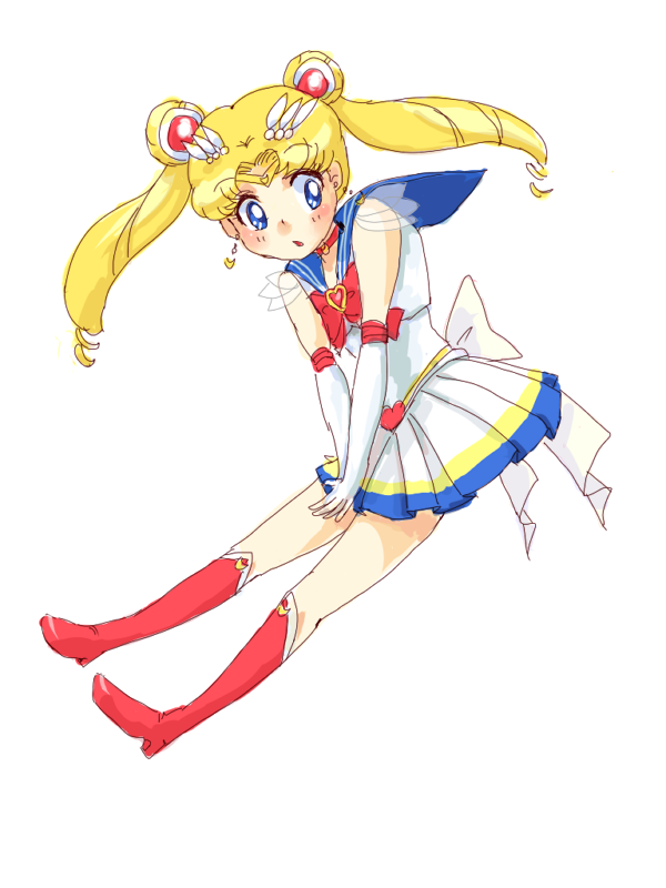tsukino usagi, sailor moon, and super sailor moon (bishoujo senshi sailor moon) drawn by azuma_yukihiko