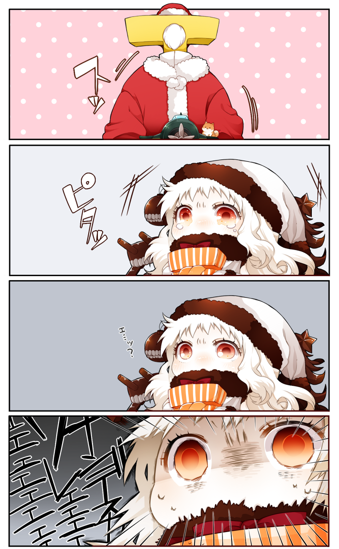 admiral, northern ocean princess, and t-head admiral (kantai collection) drawn by makarodon