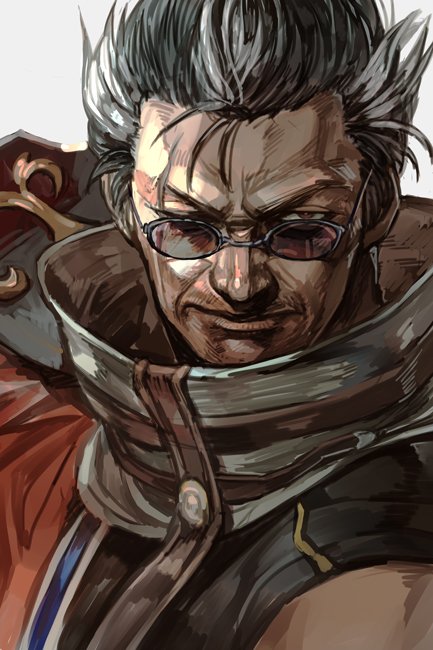 auron (final fantasy and 1 more) drawn by hungry_clicker