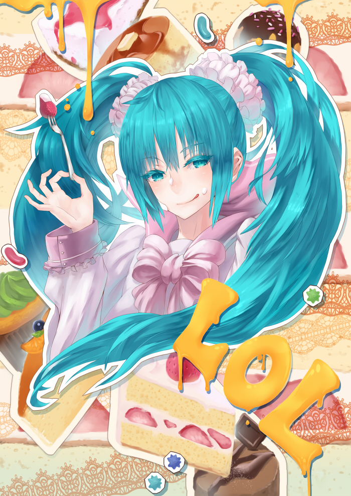 hatsune miku (vocaloid and 1 more) drawn by nidy