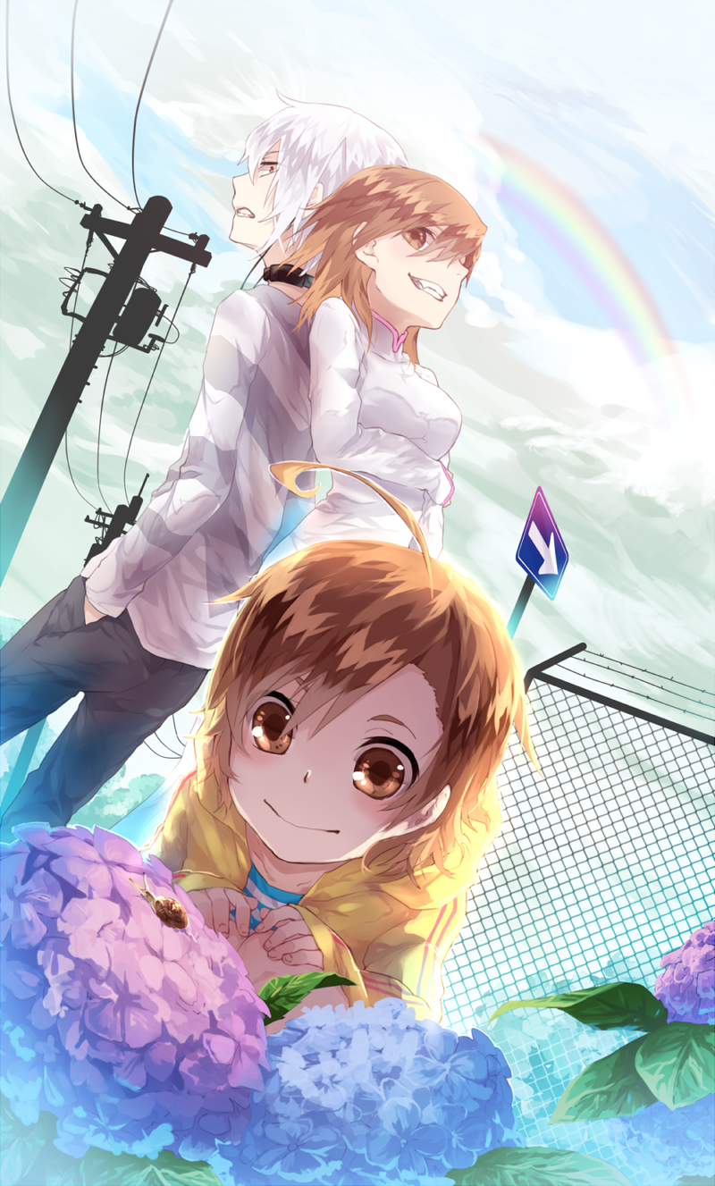 accelerator, last order, and misaka worst (toaru majutsu no index and 1 more) drawn by pietani397