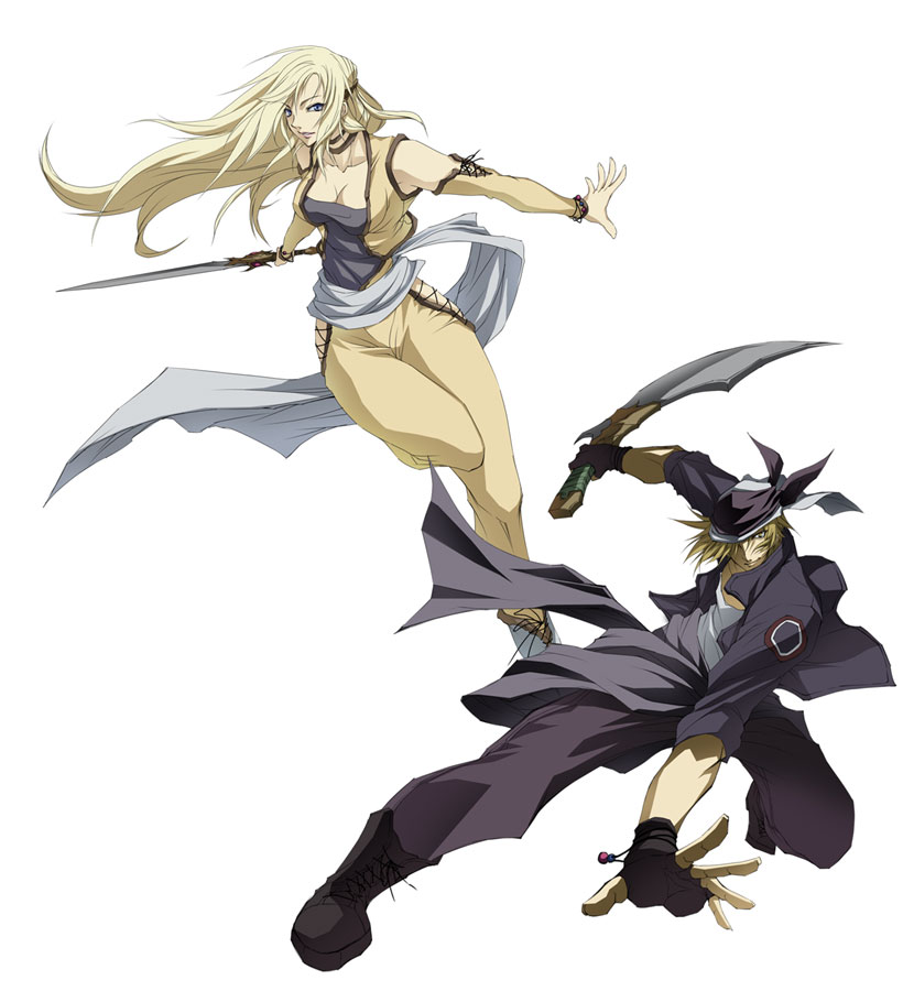 celes chere and locke cole (final fantasy and 1 more) drawn by ferio