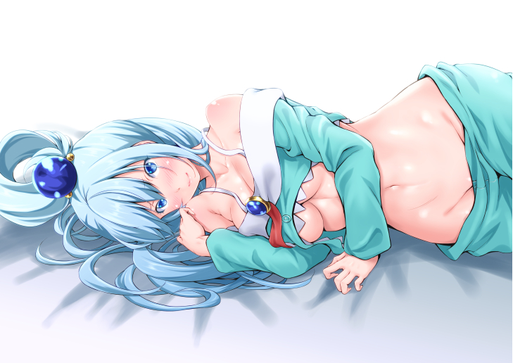 aqua (kono subarashii sekai ni shukufuku wo!) drawn by kimura_neito