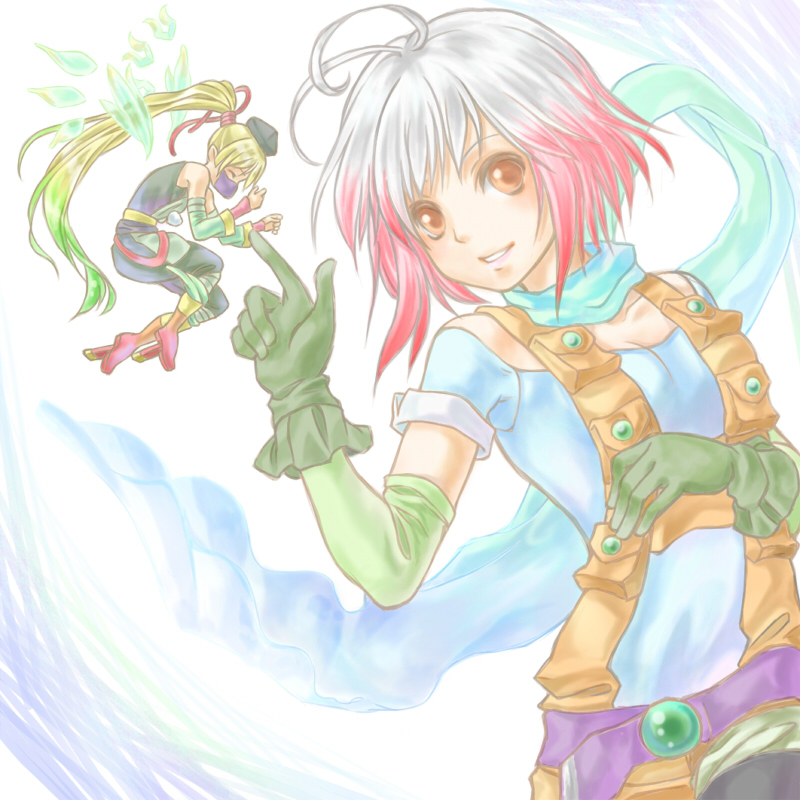 pascal and grim sylphie (tales of and 1 more) drawn by rick_(milklion)