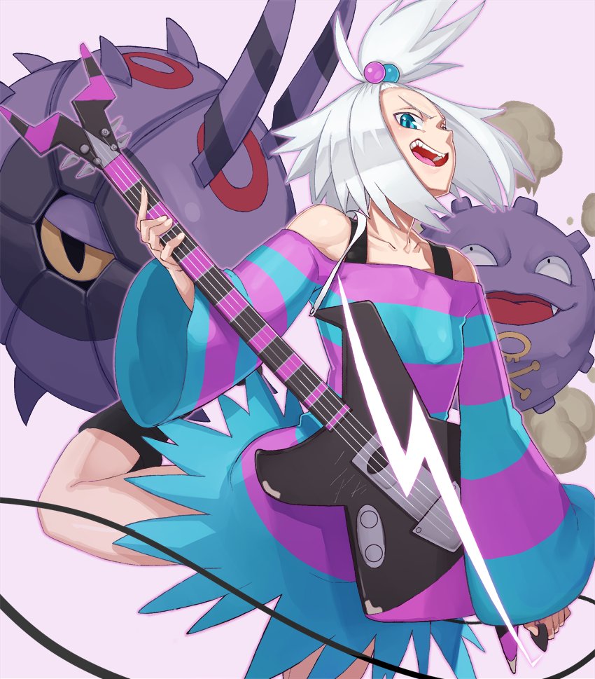 roxie, koffing, and whirlipede (pokemon and 1 more) drawn by kaito_nina