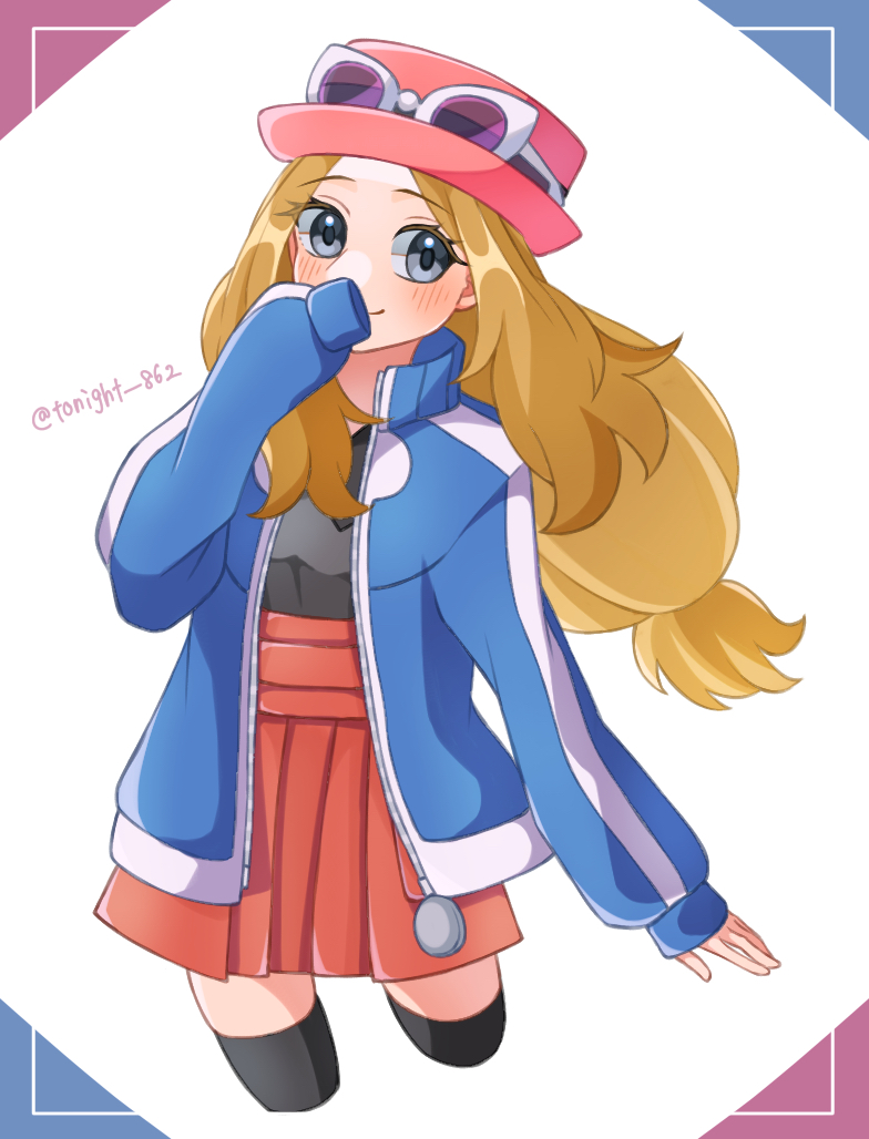 serena and calem (pokemon and 1 more) drawn by rain_(tonight_862)