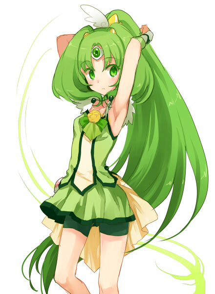 midorikawa nao and cure march (precure and 1 more) drawn by koto_(colorcube)
