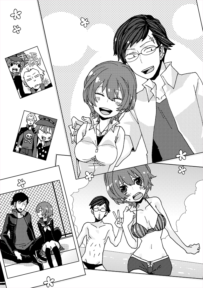 shirogane naoto and tatsumi kanji (persona and 1 more) drawn by sayu030b