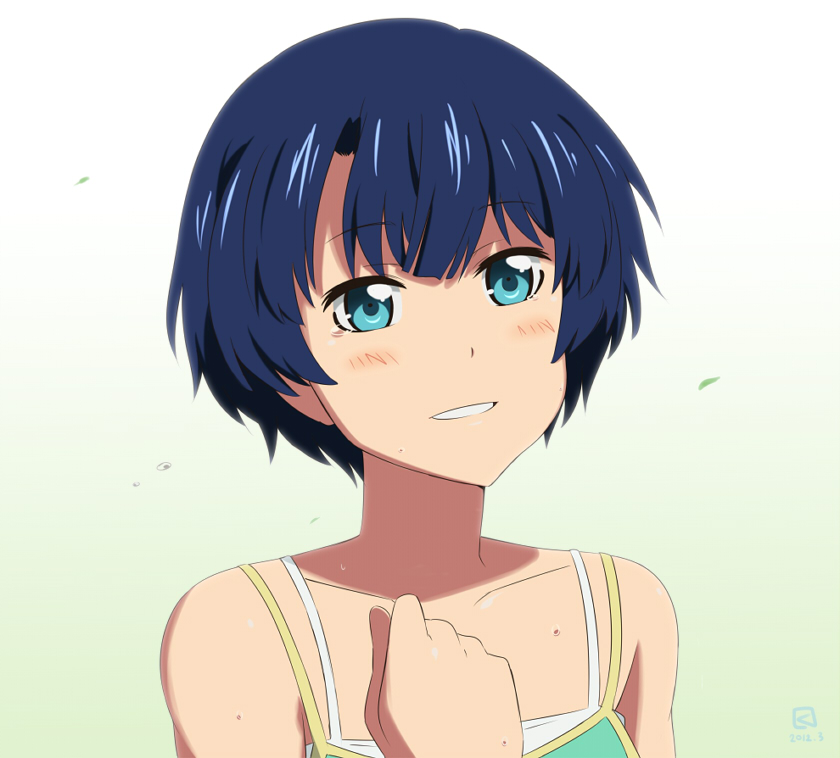 tanigawa kanna (ano natsu de matteru) drawn by miyahara_takuya