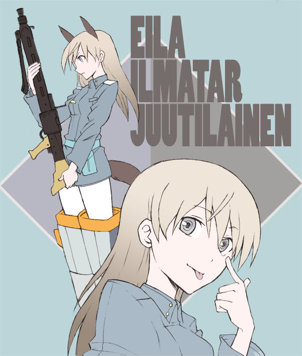 eila ilmatar juutilainen (world witches series and 1 more) drawn by kuniwo-kun