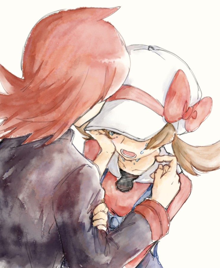 lyra and silver (pokemon and 1 more) drawn by asuka_rkgk