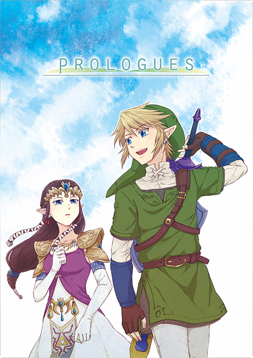 link and princess zelda (the legend of zelda and 1 more) drawn by saiba_(henrietta)