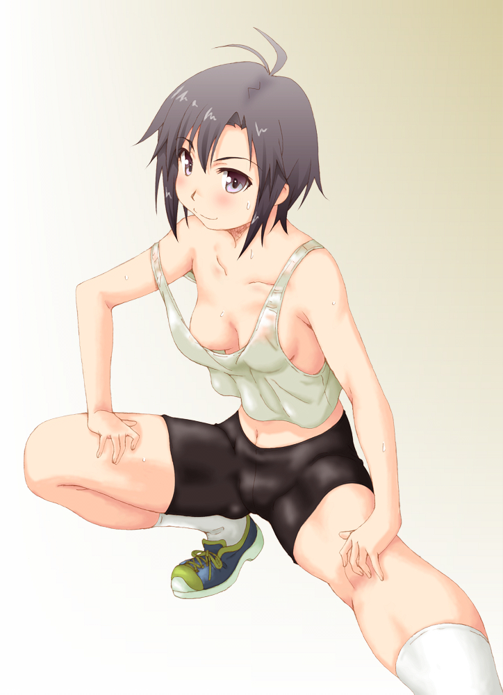 kikuchi makoto (idolmaster and 1 more) drawn by kesuida