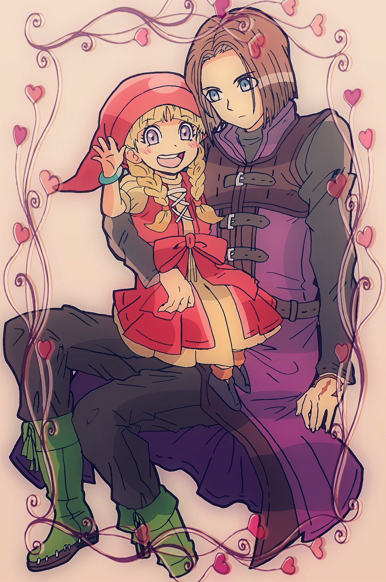 hero and veronica (dragon quest and 1 more) drawn by kiriya_(552260)