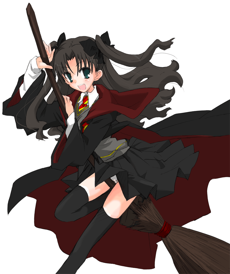 tohsaka rin (fate and 3 more) drawn by hizuki_yayoi