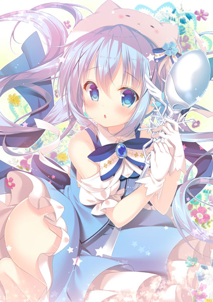 kafuu chino and tippy (gochuumon wa usagi desu ka?) drawn by mitsumomo_mamu