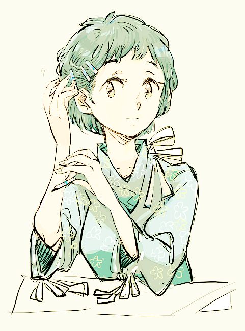 yamagishi fuuka (persona and 1 more) drawn by sutei_(giru)