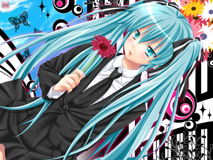hatsune miku (vocaloid and 1 more) drawn by pengin_guriko