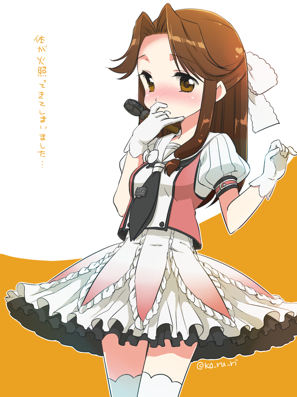 jintsuu and jintsuu kai ni (kantai collection) drawn by koruri