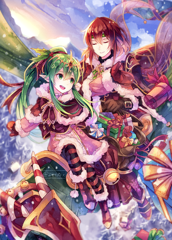 tiki and minerva (fire emblem and 1 more) drawn by xin_(24914)