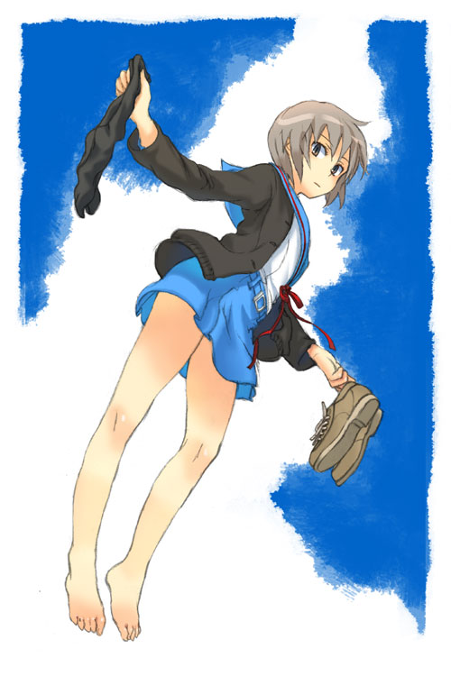 nagato yuki (suzumiya haruhi no yuuutsu) drawn by wait8