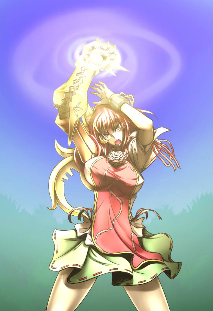 ibaraki kasen and kazuma (touhou and 1 more) drawn by sorono