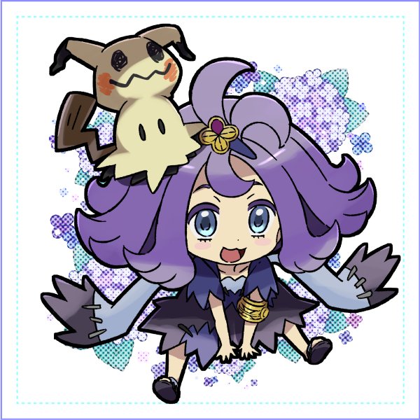 mimikyu and acerola (pokemon and 1 more) drawn by kingin