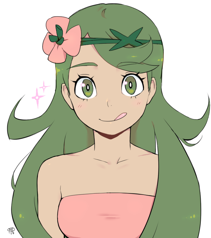 mallow (pokemon and 1 more) drawn by milka_(milk4ppl)