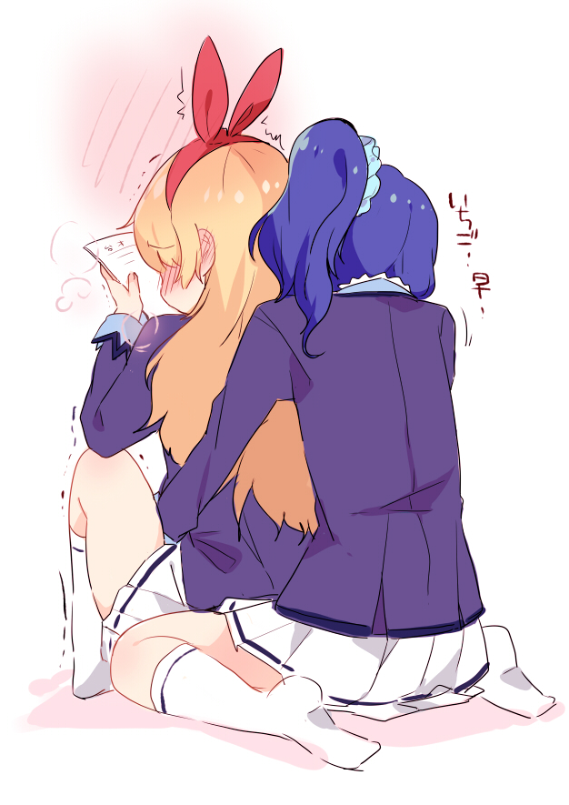 hoshimiya ichigo and kiriya aoi (aikatsu!) drawn by taneda_yuuta