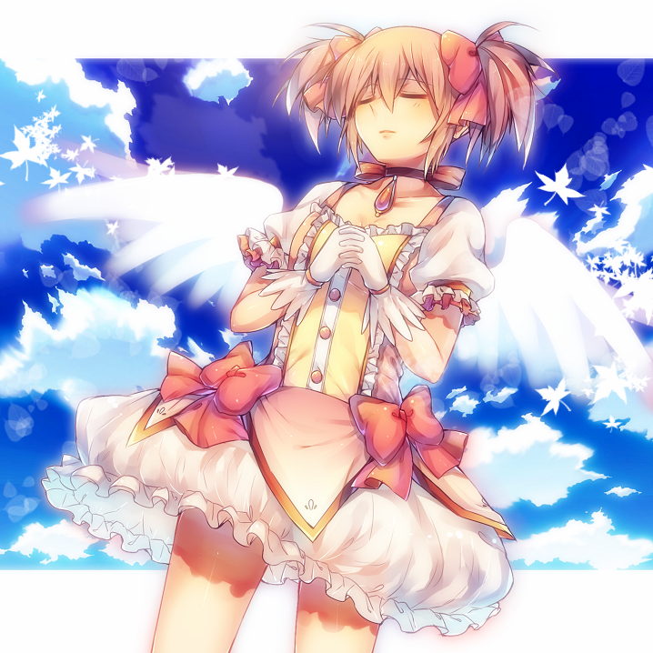kaname madoka (mahou shoujo madoka magica) drawn by mika_(1020mk)