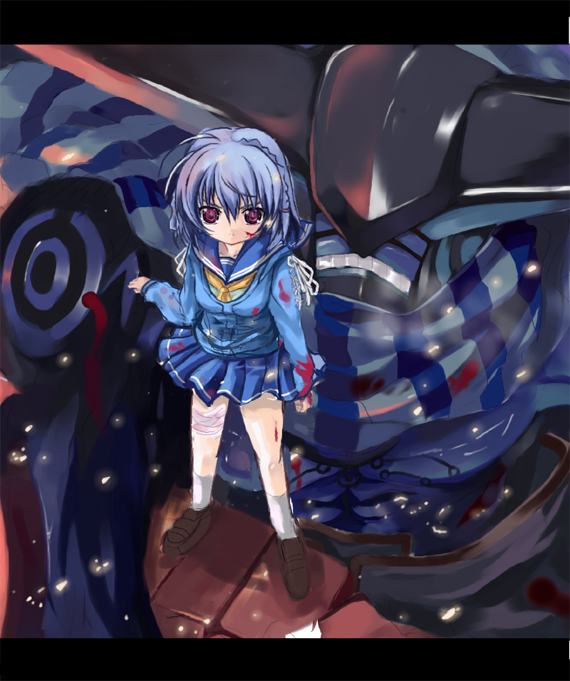 yoake eimu and akuro (ayakashi) drawn by shino_(eefy)