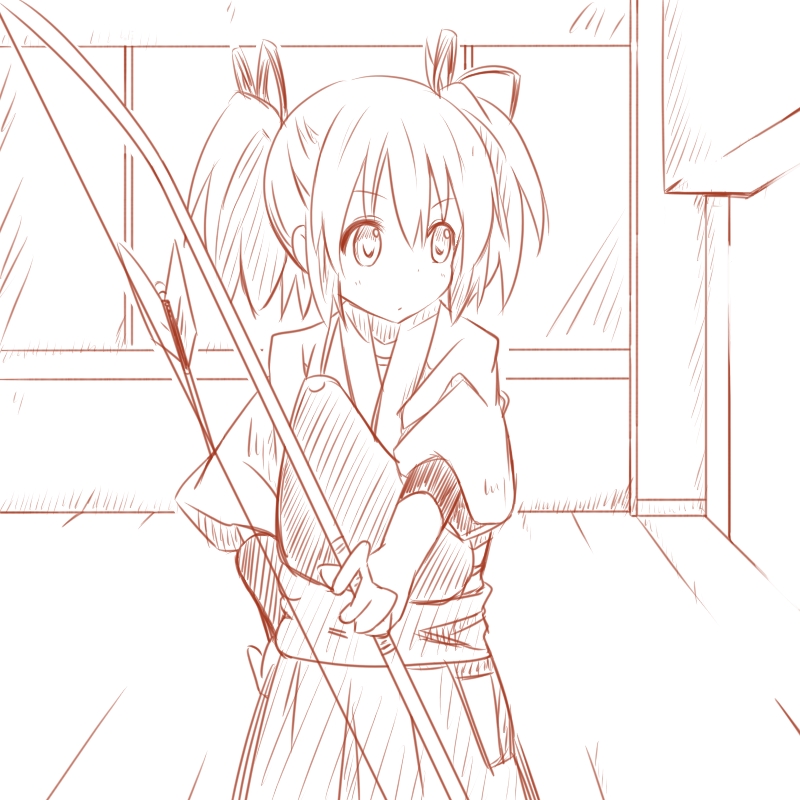 kaname madoka (mahou shoujo madoka magica) drawn by amano_kouki