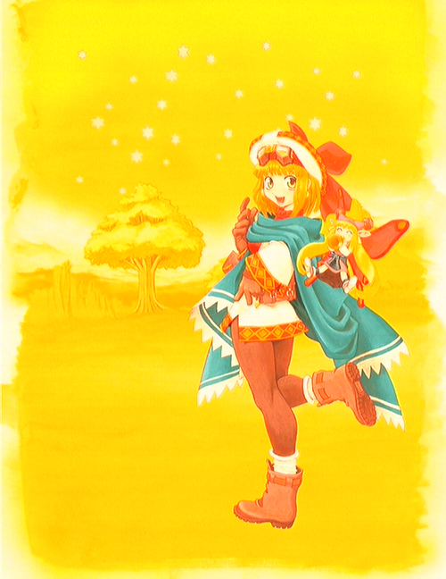 cornet espoir and kururu (marl kingdom and 1 more) drawn by ryoji_(nomura_ryouji)